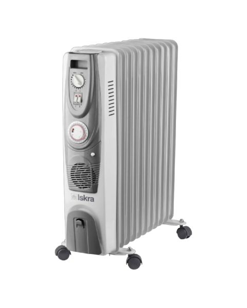 Oljni radiator Iskra YL-B07FT-11 (2900 W, siva barva, število reber: 11)